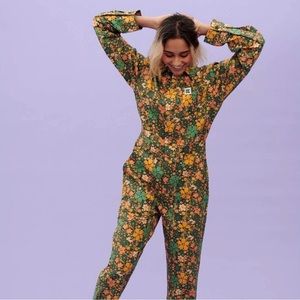 Lucy & Yak Carmen Boilersuit in Tay Print